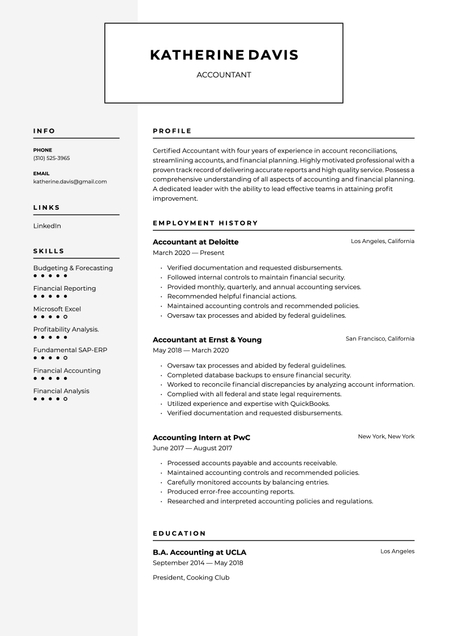 Amsterdam theme resume template